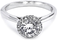 Tacori Pave-Set Diamond Engagement Ring