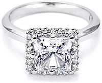 Tacori Pave-Set Diamond Engagement Ring