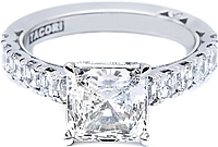 Tacori Princess Cut  Diamond Engagement Ring