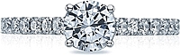 Tacori Prong-Set Round Brilliant Diamond Engagement Ring