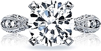 Tacori RoyalT Twist Diamond Engagement Ring