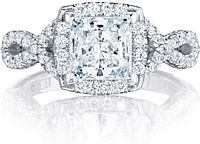 Tacori Twist Diamond Engagement Ring
