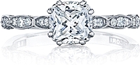 Tacori Twist Pave Diamond Engagement Ring