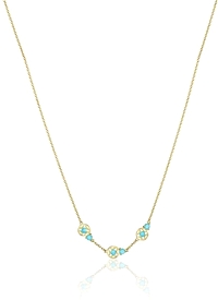 Tacori Yellow Gold Turquoise Necklace