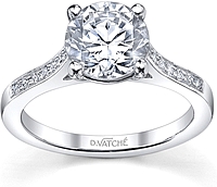 Vatche  Channel Set Diamond Engagement Ring