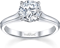 Vatche Four Prong Diamond Engagement Ring