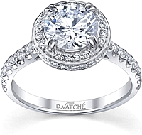 Vatche Pave diamond Engagement Ring