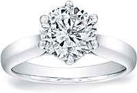 Vatche Royal Crown Solitaire Engagement Ring
