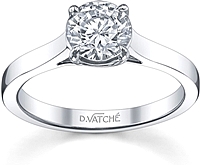 Vatche Solitaire Diamond Engagement Ring