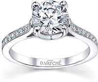 Vatche U-Prong Setting Diamond Engagement Ring