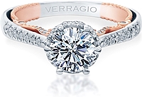 Verragio Pave Diamond Engagement Ring