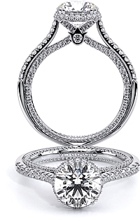 Verragio Pave Diamond Halo Engagement Ring